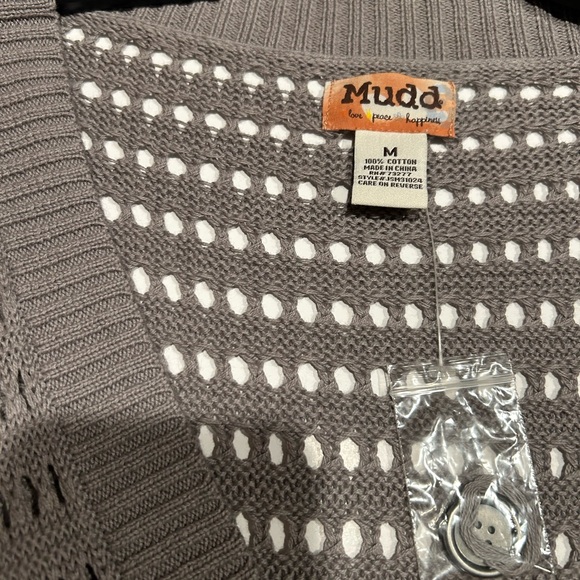 Mudd Gray Sweater Vest Sz M NWOT - Picture 12 of 12